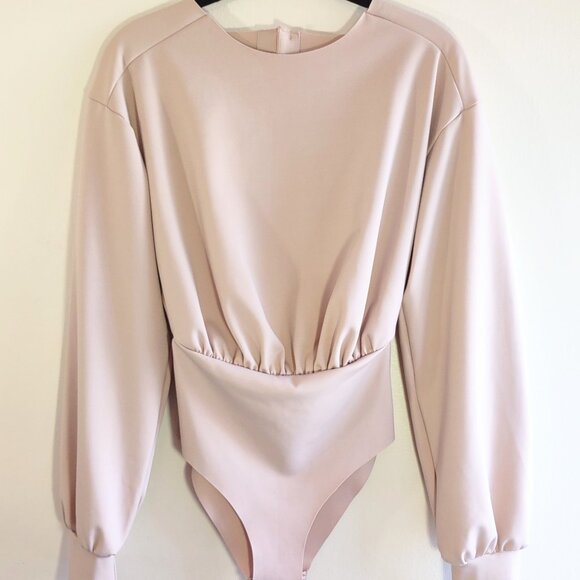 Agua Bendita Erin One-Piece Swim / Bodysuit Pale Pink-Mocha Size Small - Picture 5 of 10